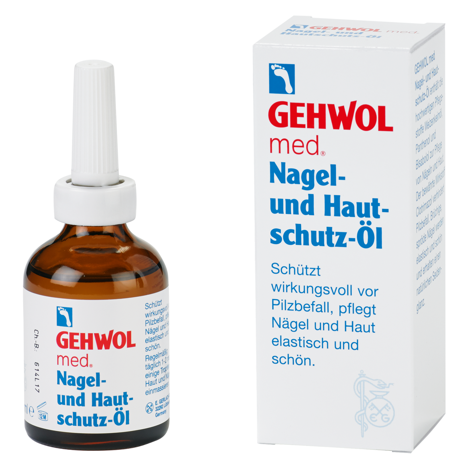 Защитное масло для ногтей и кожи med Protective Nail and Skin Oil Gehwol 50 мл