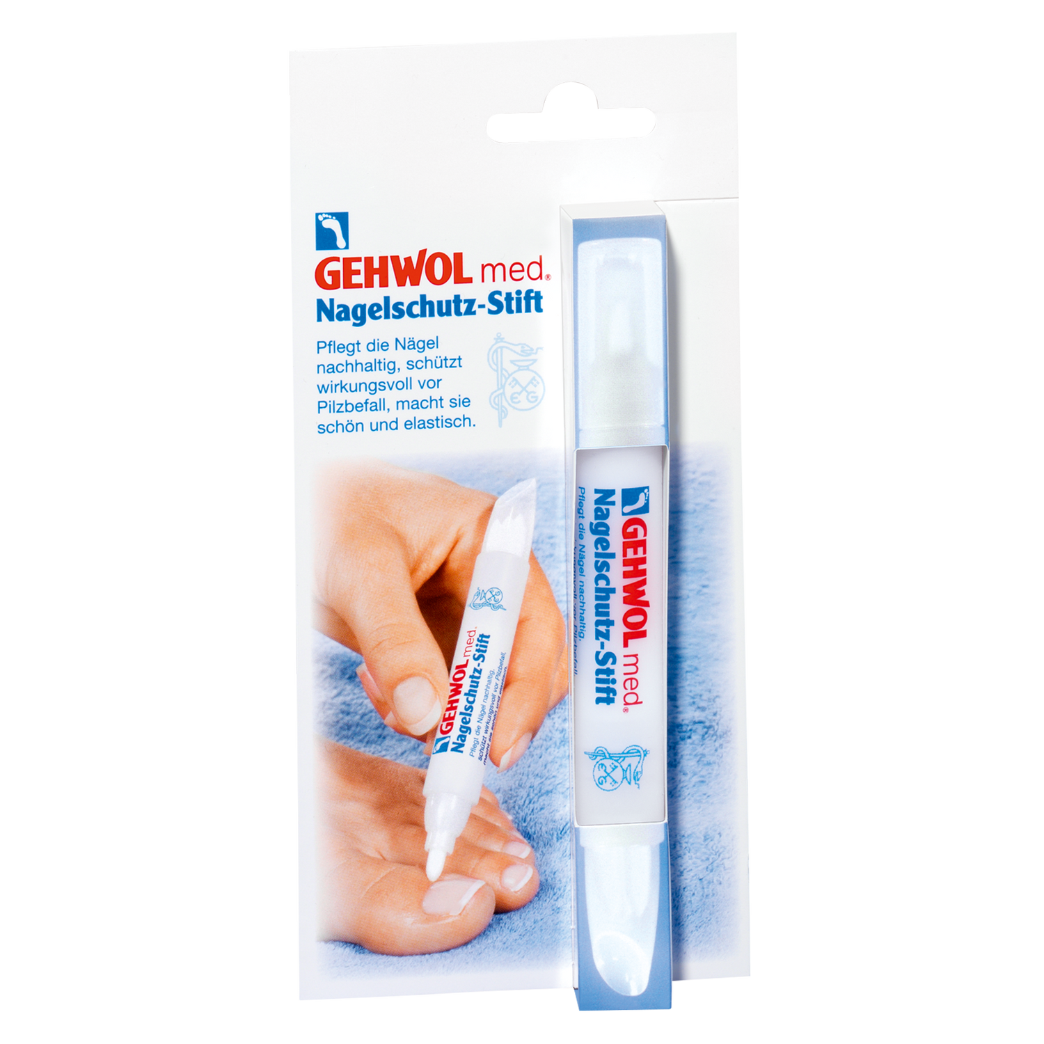 Защитный антимикробный карандаш для ногтей med Nail protection pen Gehwol 3 мл