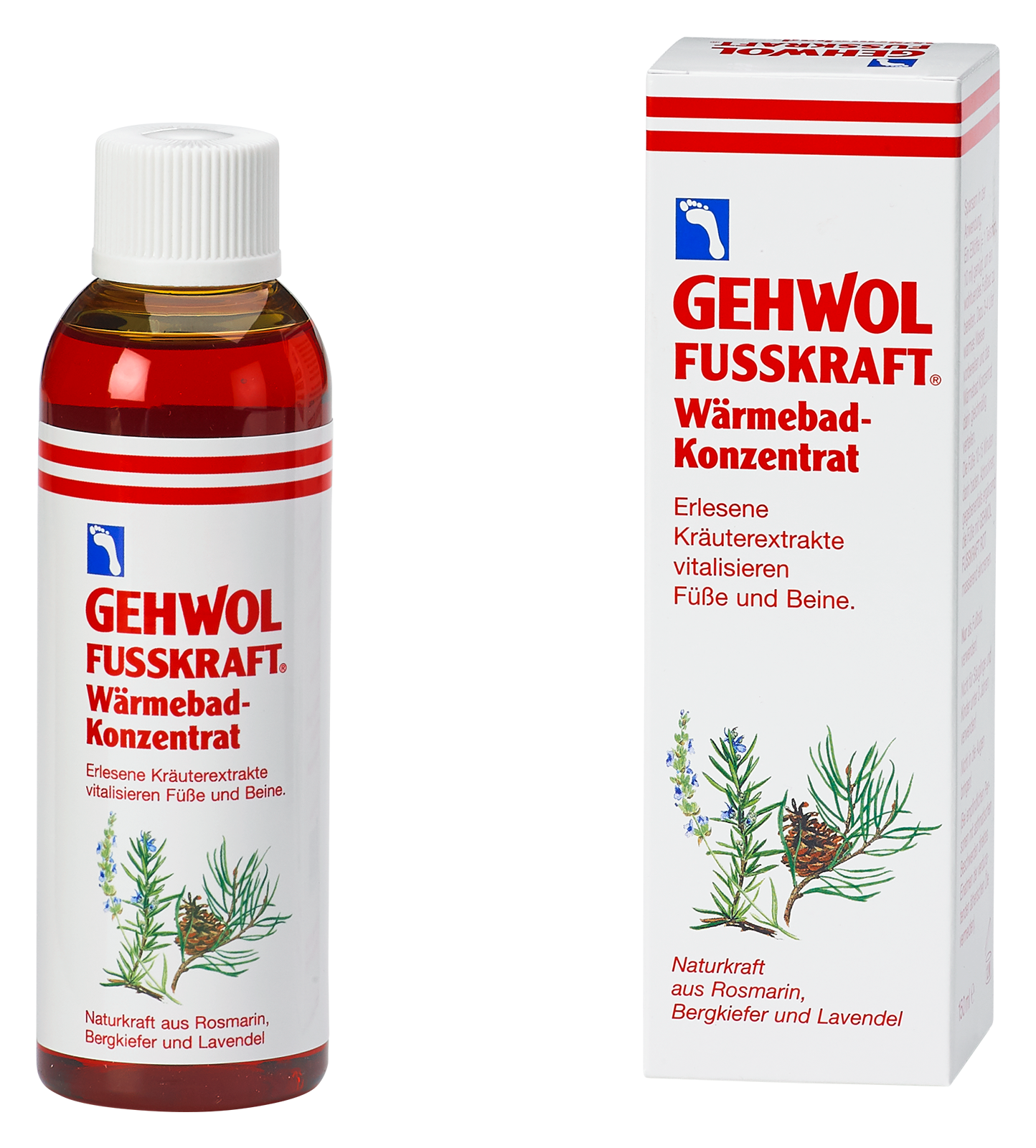 Согревающая ножная ванна Warming Bath Concentrate Gehwol 150 мл