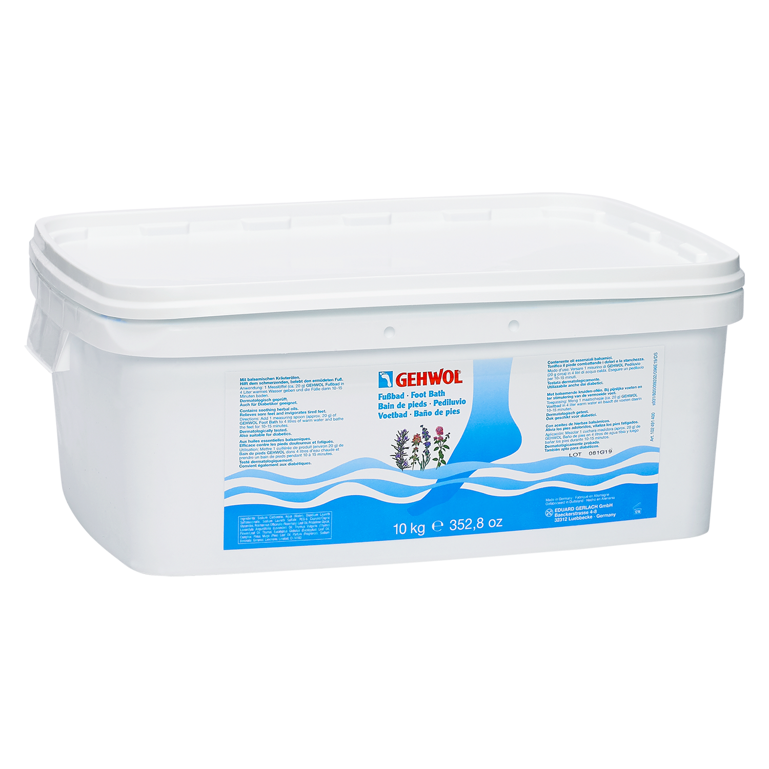 Ванна для ног Foot Bath Gehwol 10 кг