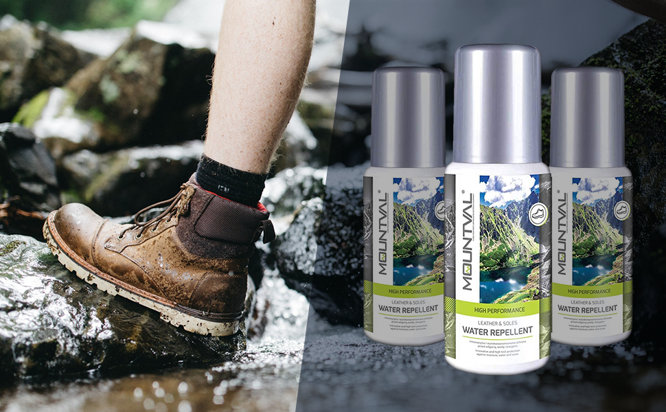 Водоотталкивающая пропитка для гладкой кожи и подошвы Mountval Water Reppellent Leather &amp; Soles, 100 мл