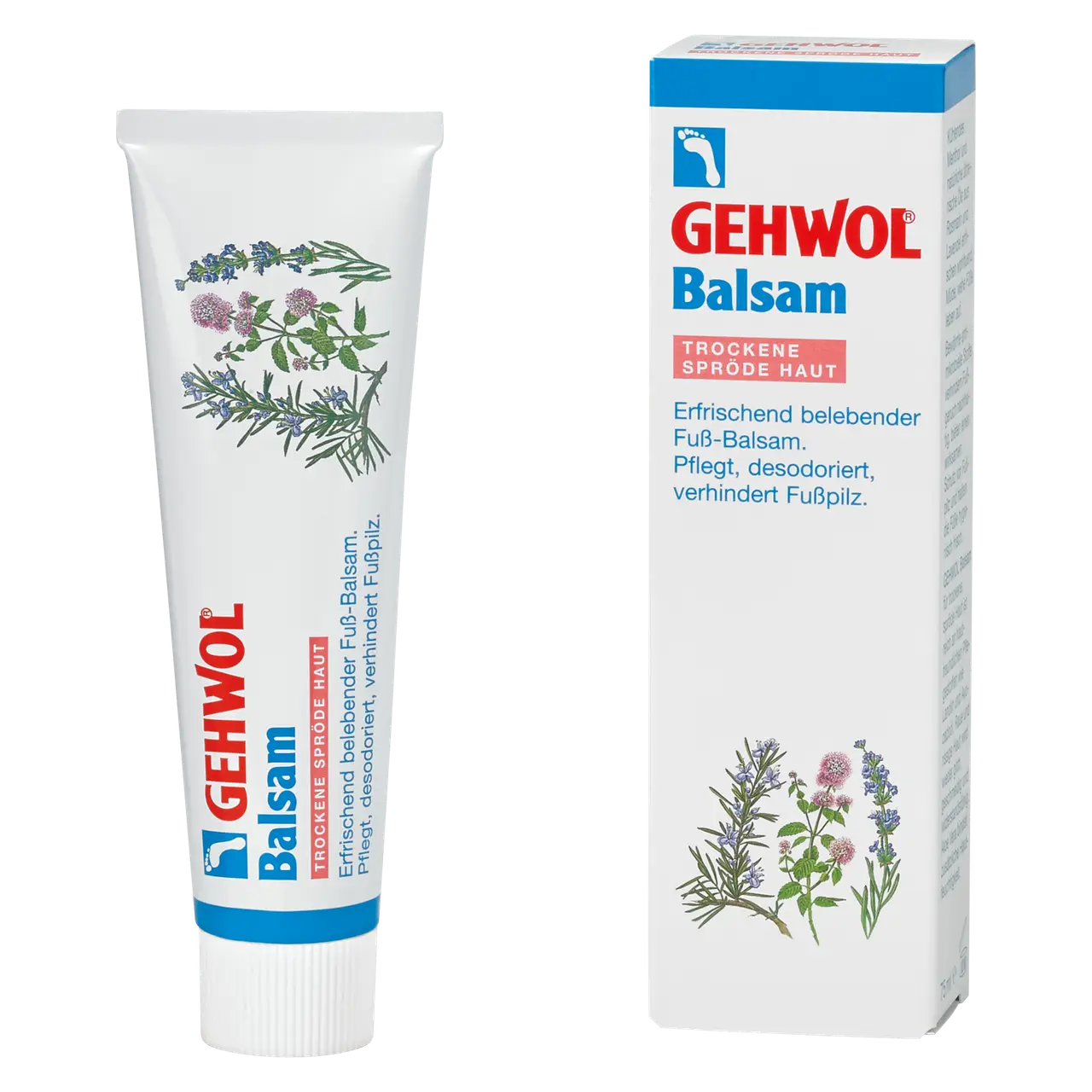 Тонизирующий бальзам для сухой кожи ног Balm Dry Skin Gehwol 125 мл