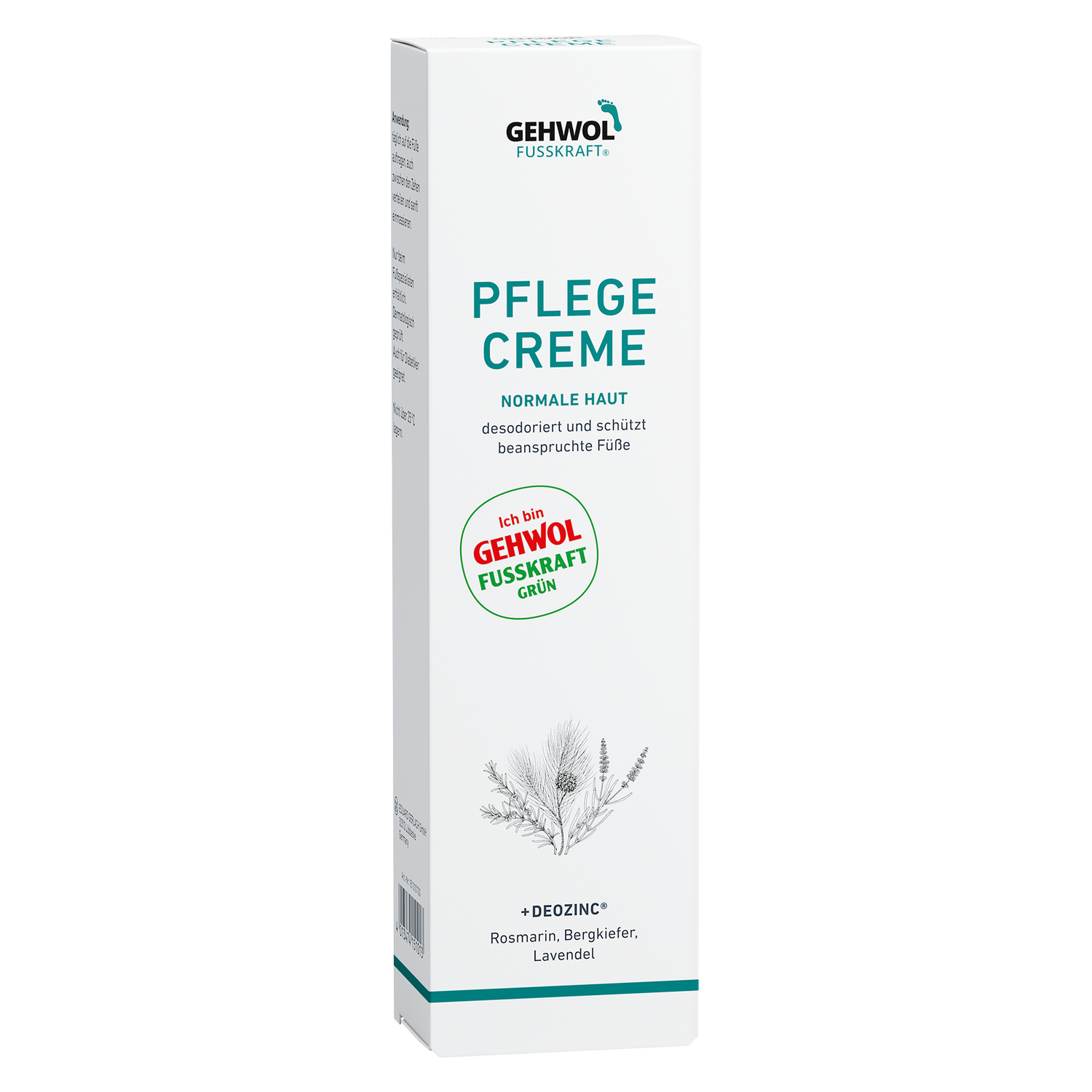 Зеленый бальзам для ног Fusskraft Care Creame Gehwol 125 мл