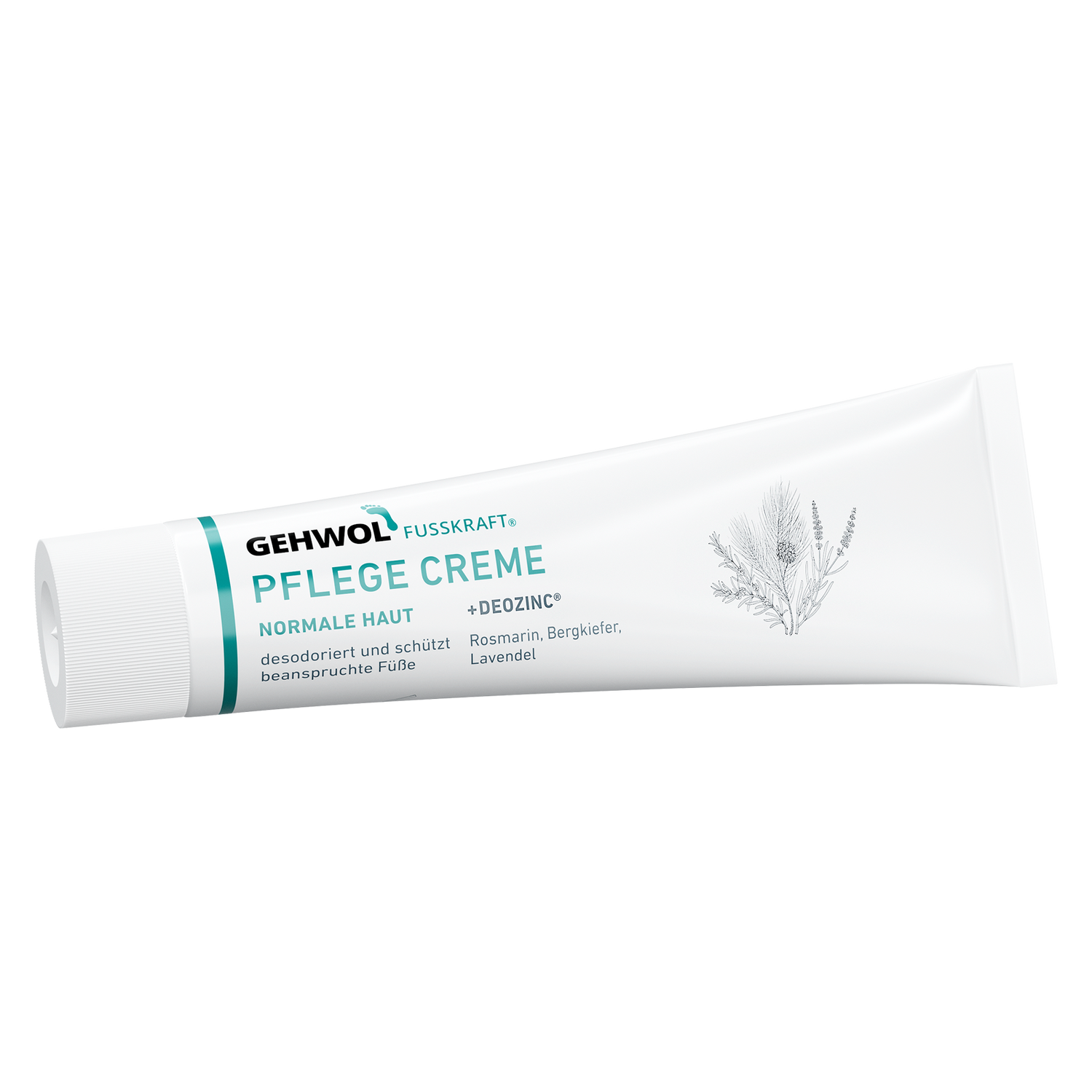 Зеленый бальзам для ног Fusskraft Care Creame Gehwol 125 мл