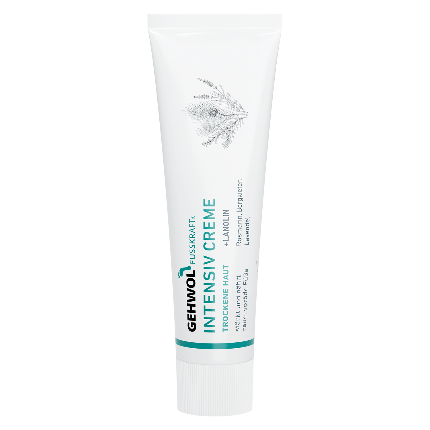 Голубой бальзам для ног Fusskraft Intensive Cream Gehwol 75 мл