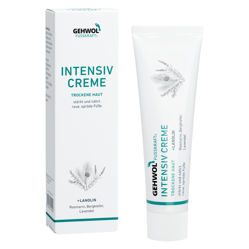 Голубой бальзам для ног Fusskraft Intensive Cream Gehwol 75 мл