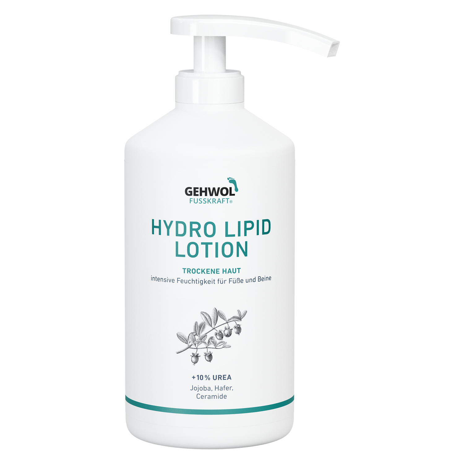 Лосьон с керамидами Fusskraft Hydrolipid Lotion Gehwol 500 мл