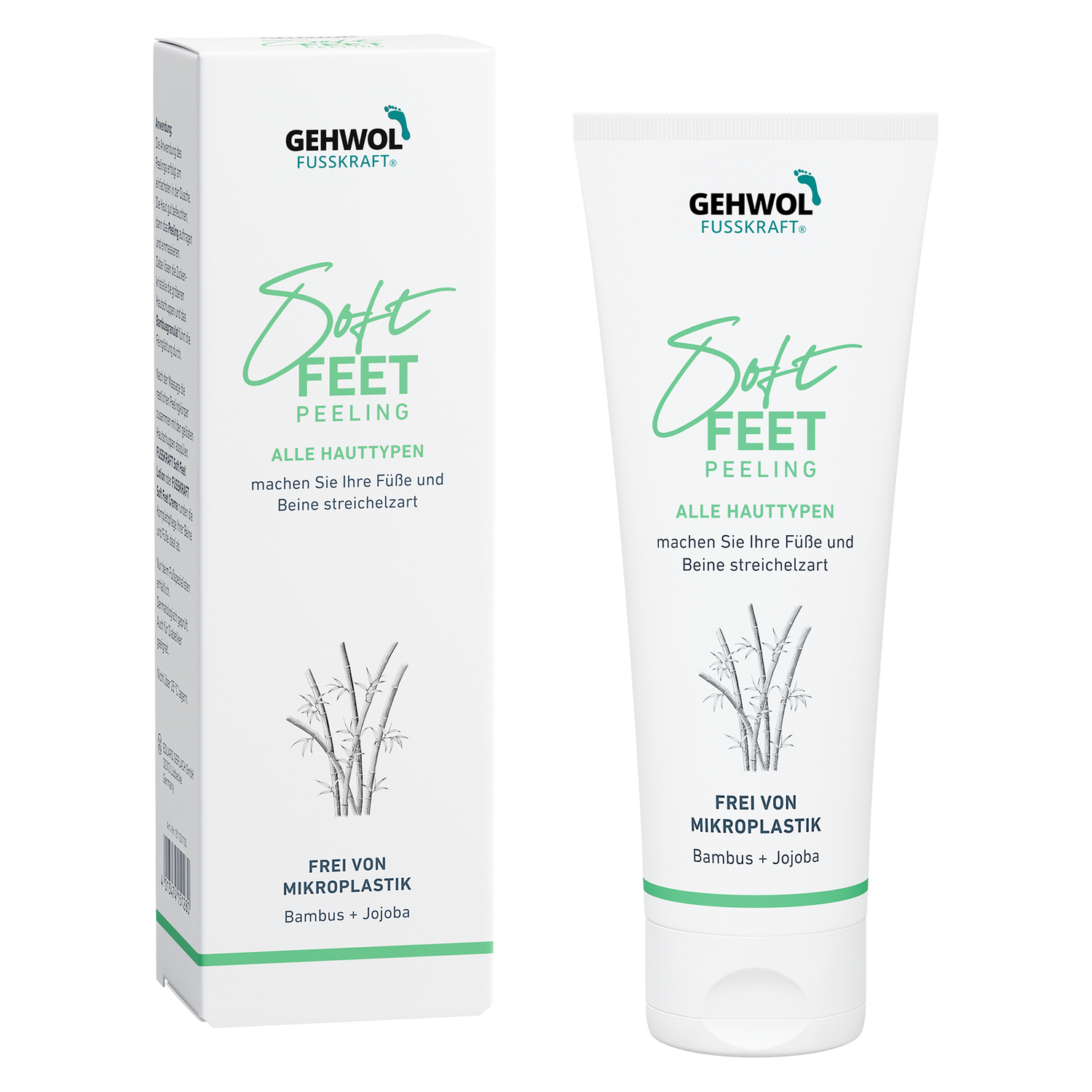 Пилинг Бамбук и Жожоба Soft Feet Scrub Gehwol 125 мл