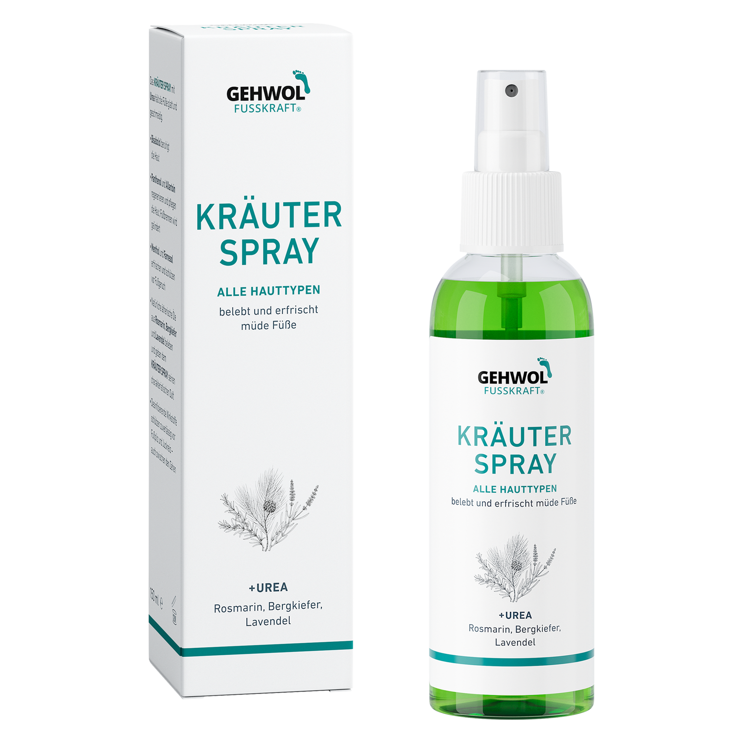 Травяной лосьон для ног Herbal Spray Gehwol 150 мл
