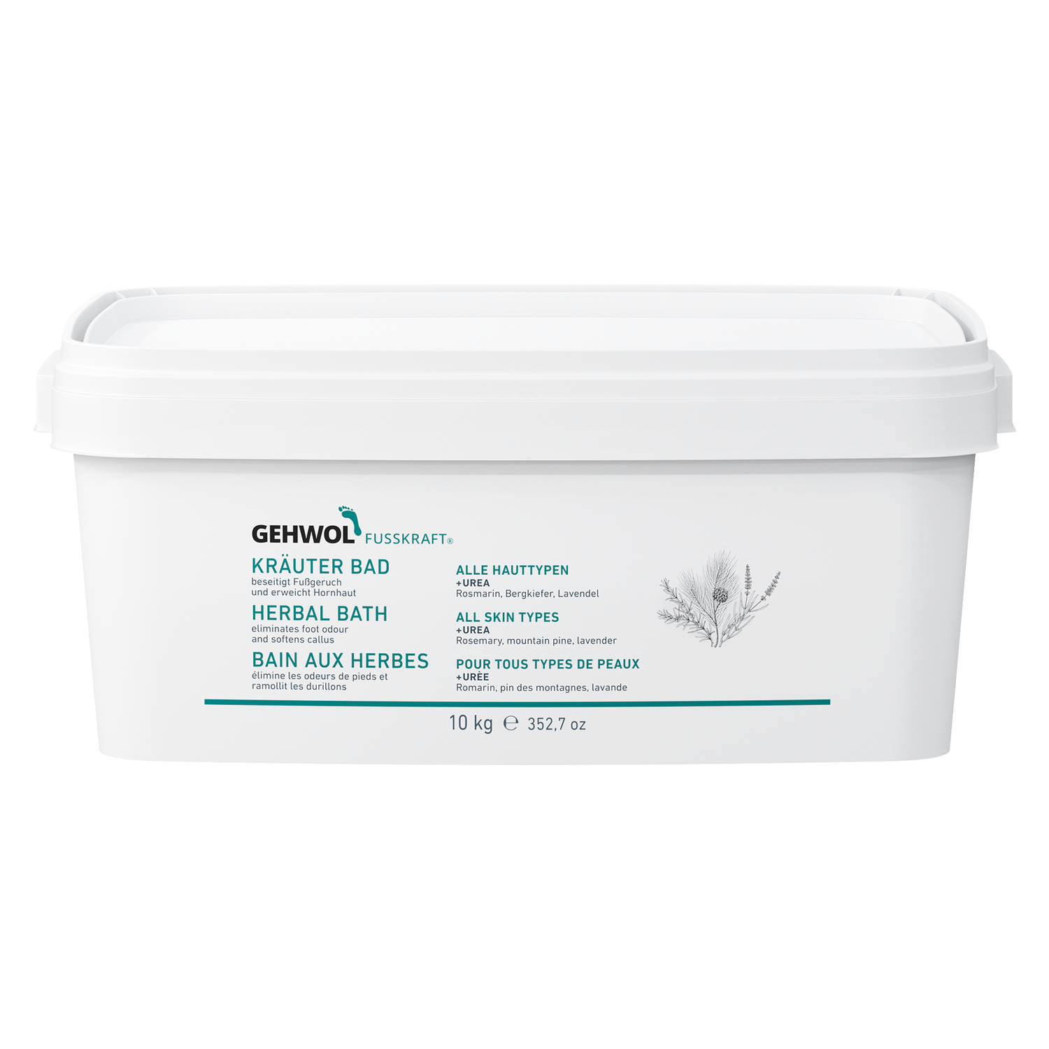 Травяная ножная ванна Fusskraft Herbal Bath Gehwol 10 кг