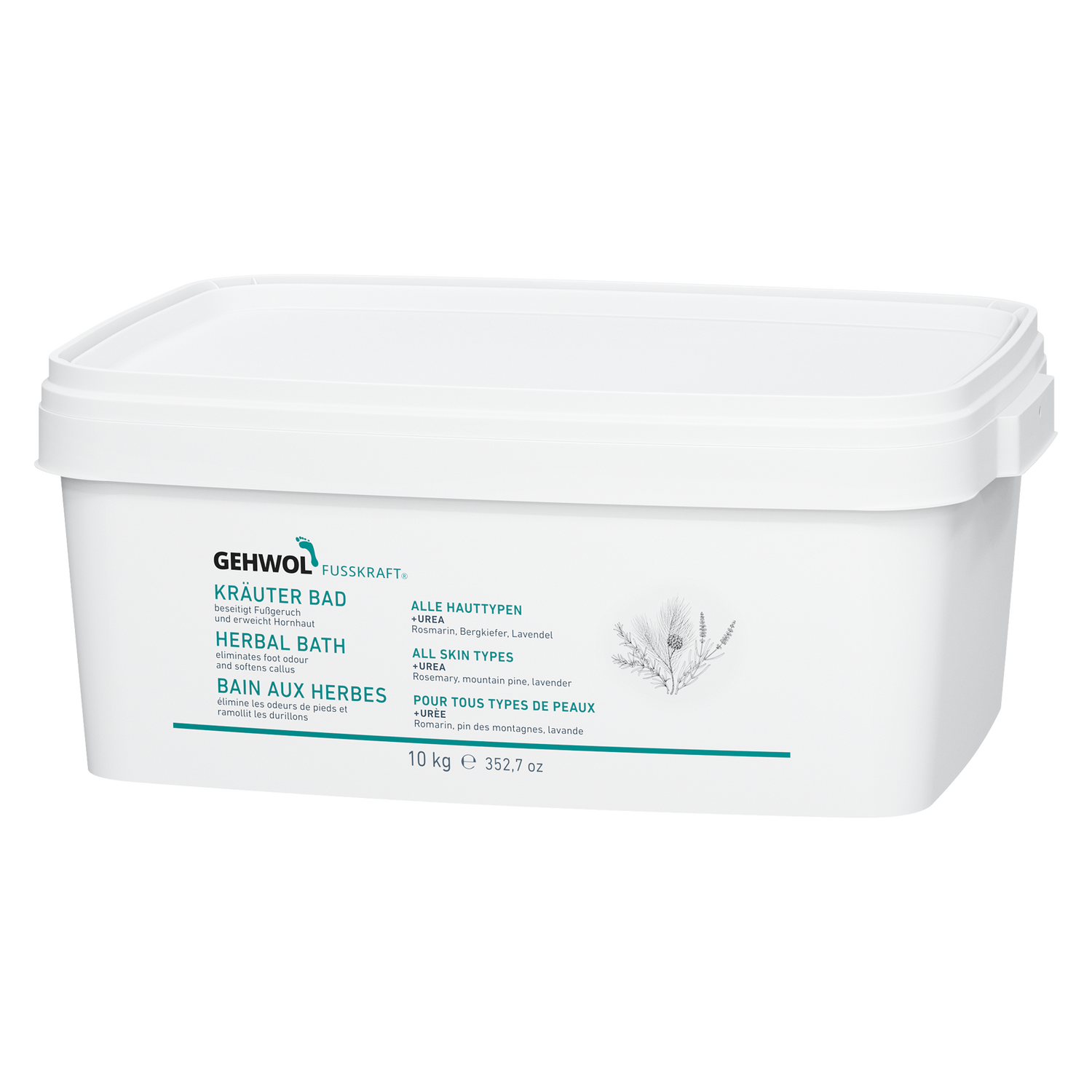 Травяная ножная ванна Fusskraft Herbal Bath Gehwol 10 кг