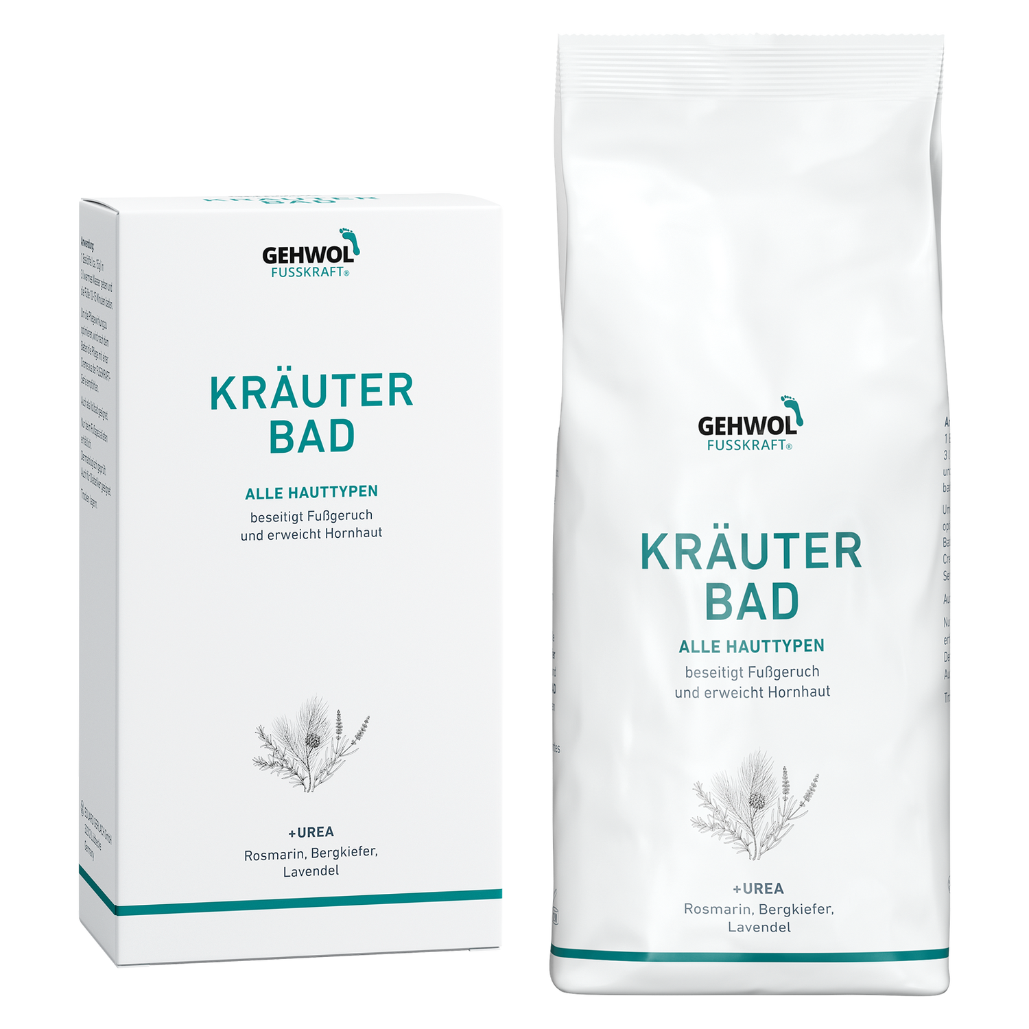 Травяная ванна для ног Fusskraft Herbal Bath Gehwol 400 г