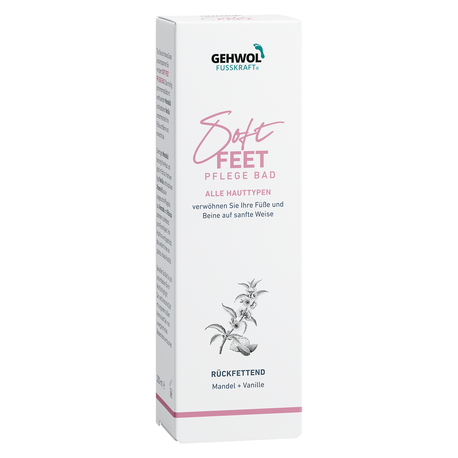 Ванна для ног с миндалем и ванилью Soft Feet Nourishing Bath Gehwol 200 мл