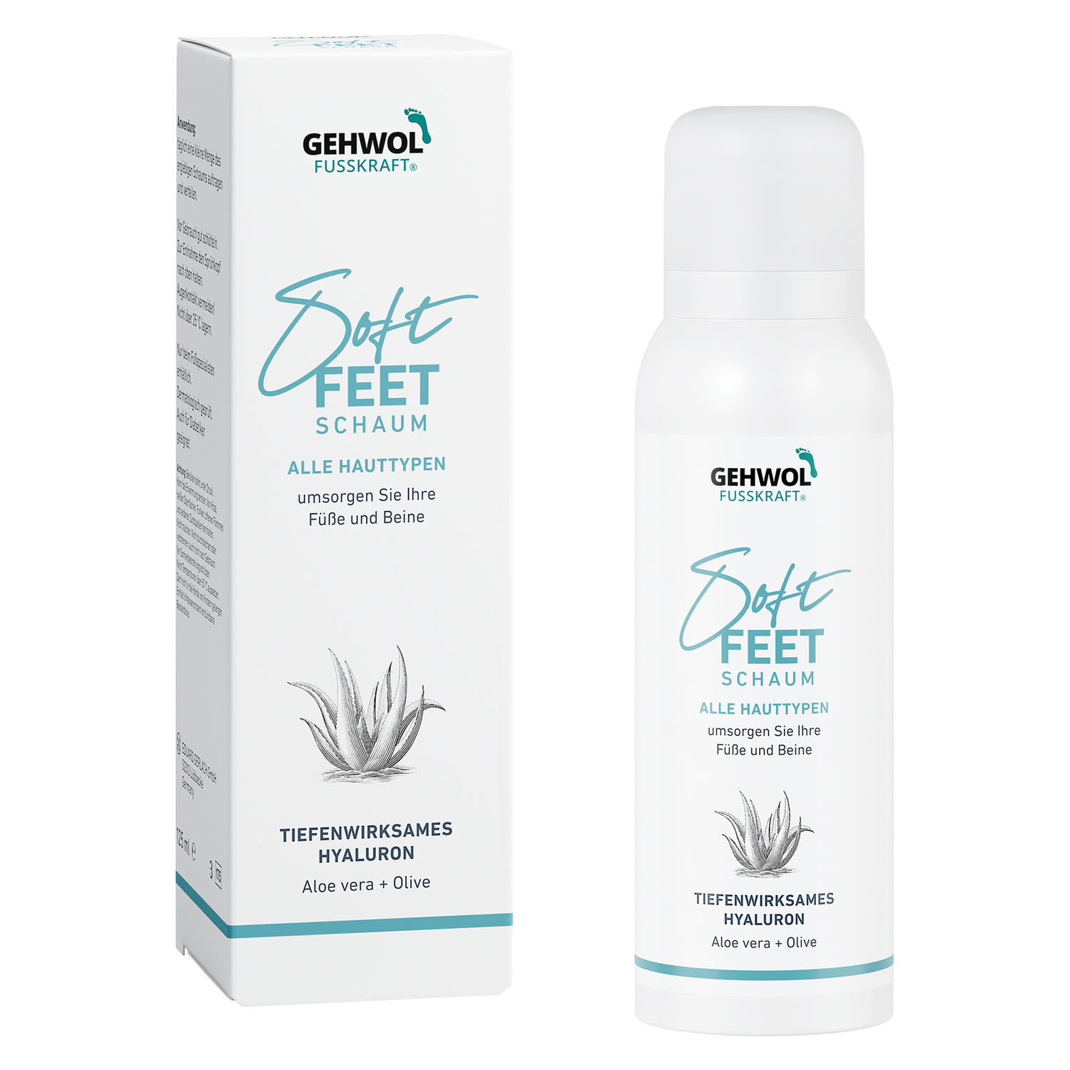 Пенка алоэ вера и масло Soft Feet Foam Gehwol 125 мл