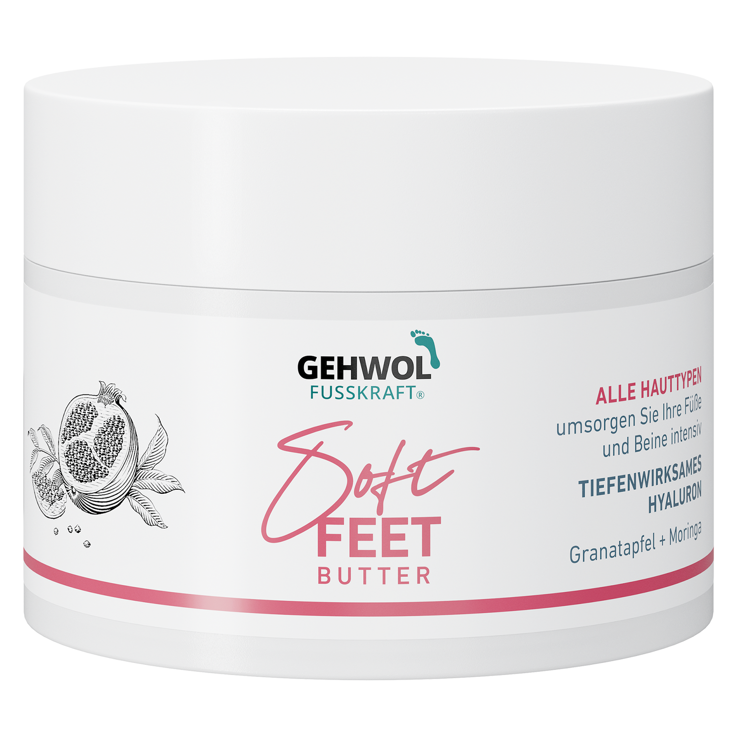 Крем-баттер для ног Soft Feet Butter Гранат и моринг Gehwol 100 мл