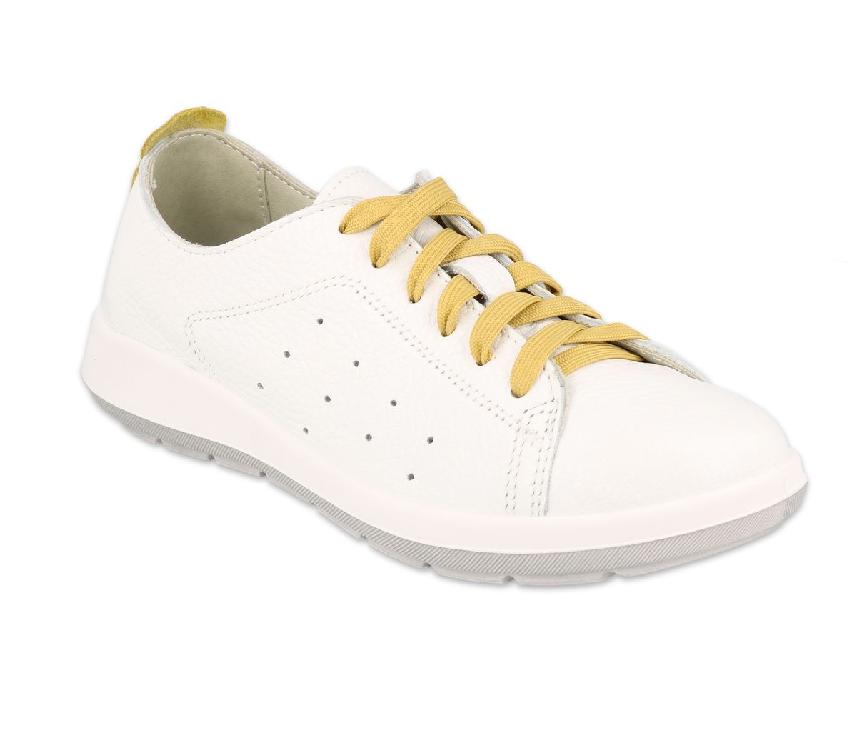 Кроссовки женские для чувствительных стоп Dr Orto Casual 156D010 белые с желтым