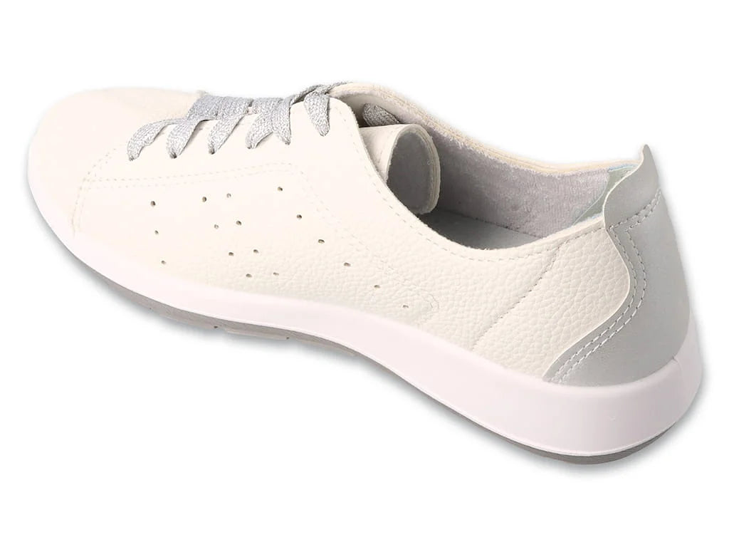 Кроссовки женские для чувствительных стоп Dr Orto Casual 156D024 — белые с серыми.