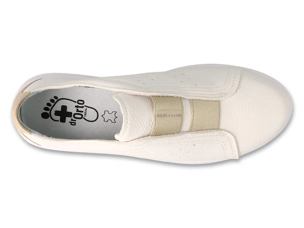 Кроссовки женские диабетические Dr Orto Casual 156D027 белые с бежевым