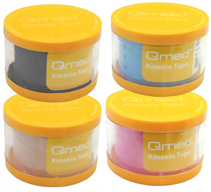 Кинезио тейп Qmed Kinesio Tape, черный