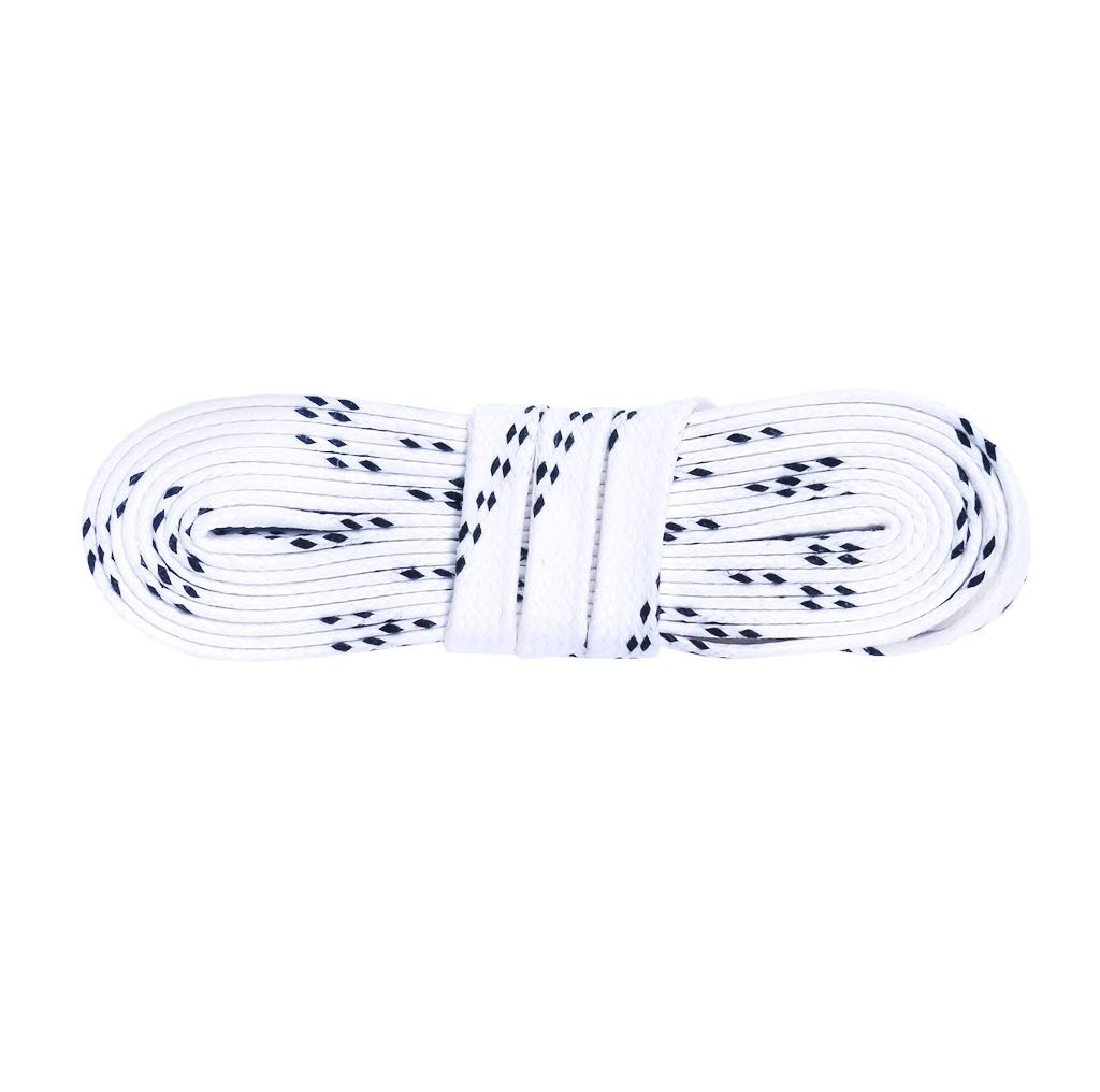 Шнурки для хоккейных коньков вощеные Kaps Hockey Laces белые