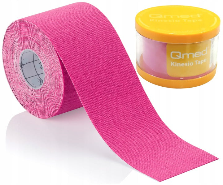 Кинезио тейп Qmed Kinesio Tape, розовый