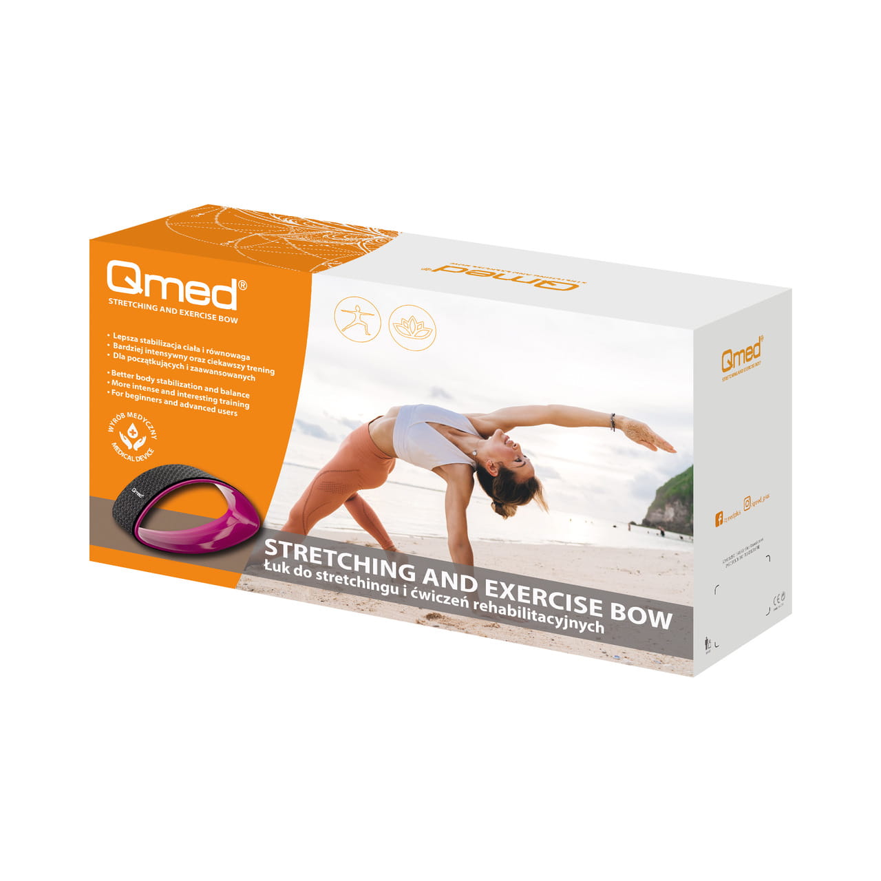 Qmed Stretching and Exercise Bow - Тренажер для растяжки спины