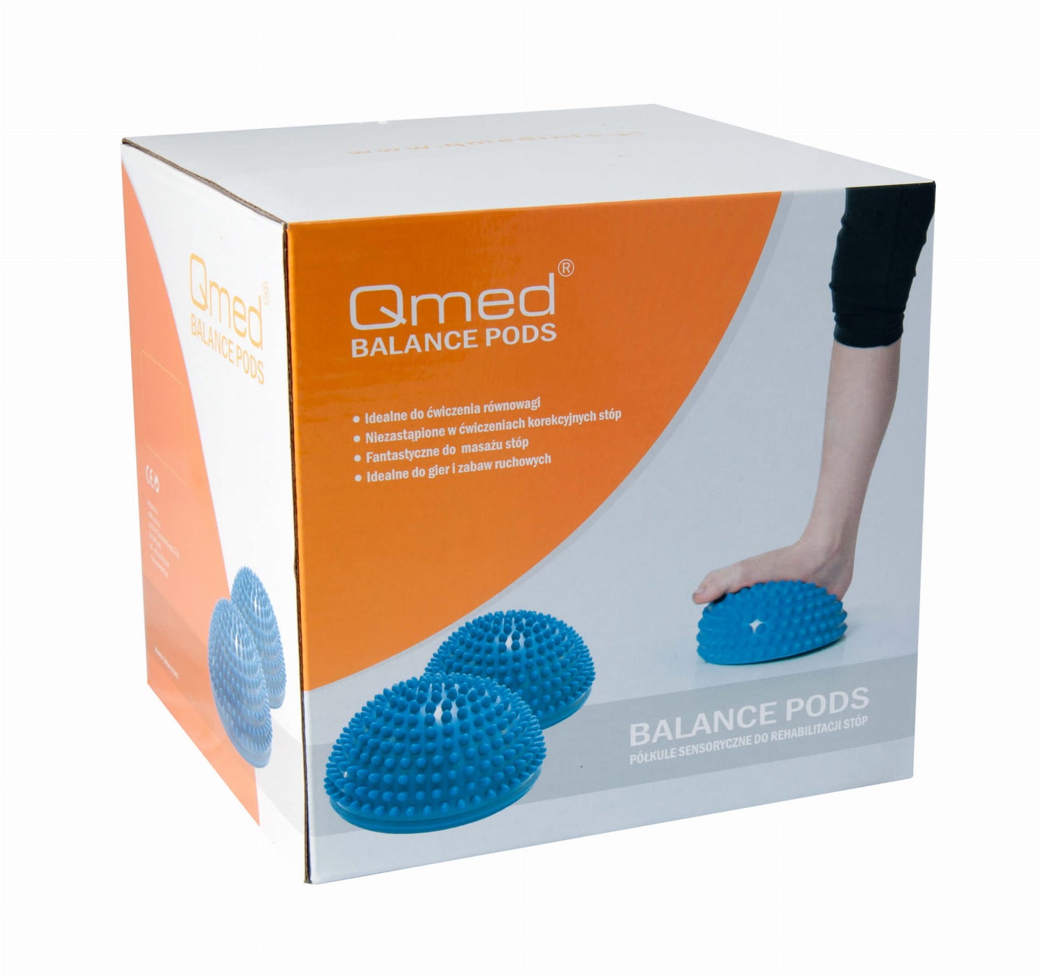 Масажер напівсфери голчасті Qmed Balance Pods 2шт