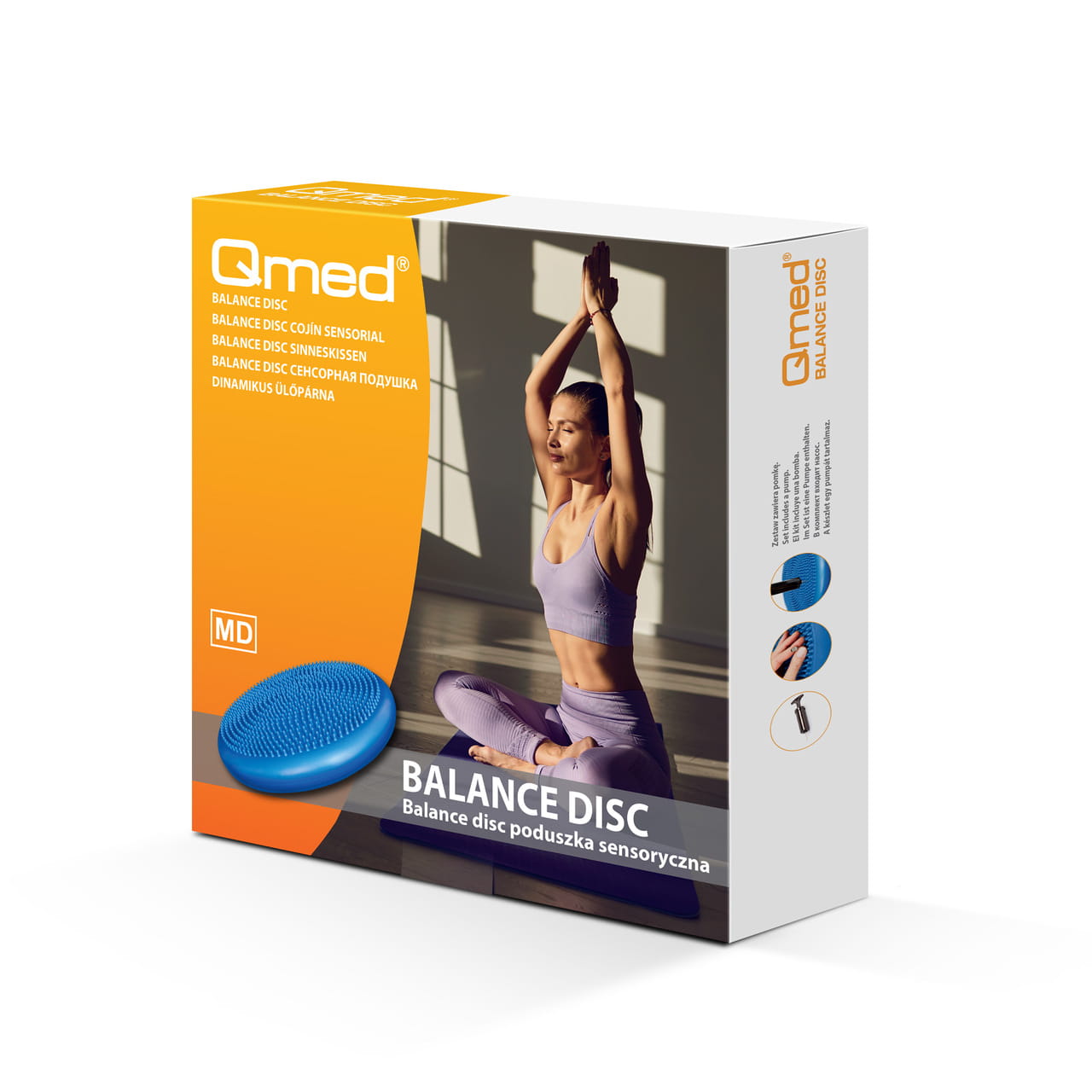 Баланс-диск (масажна подушка) Qmed Balance Disc синій
