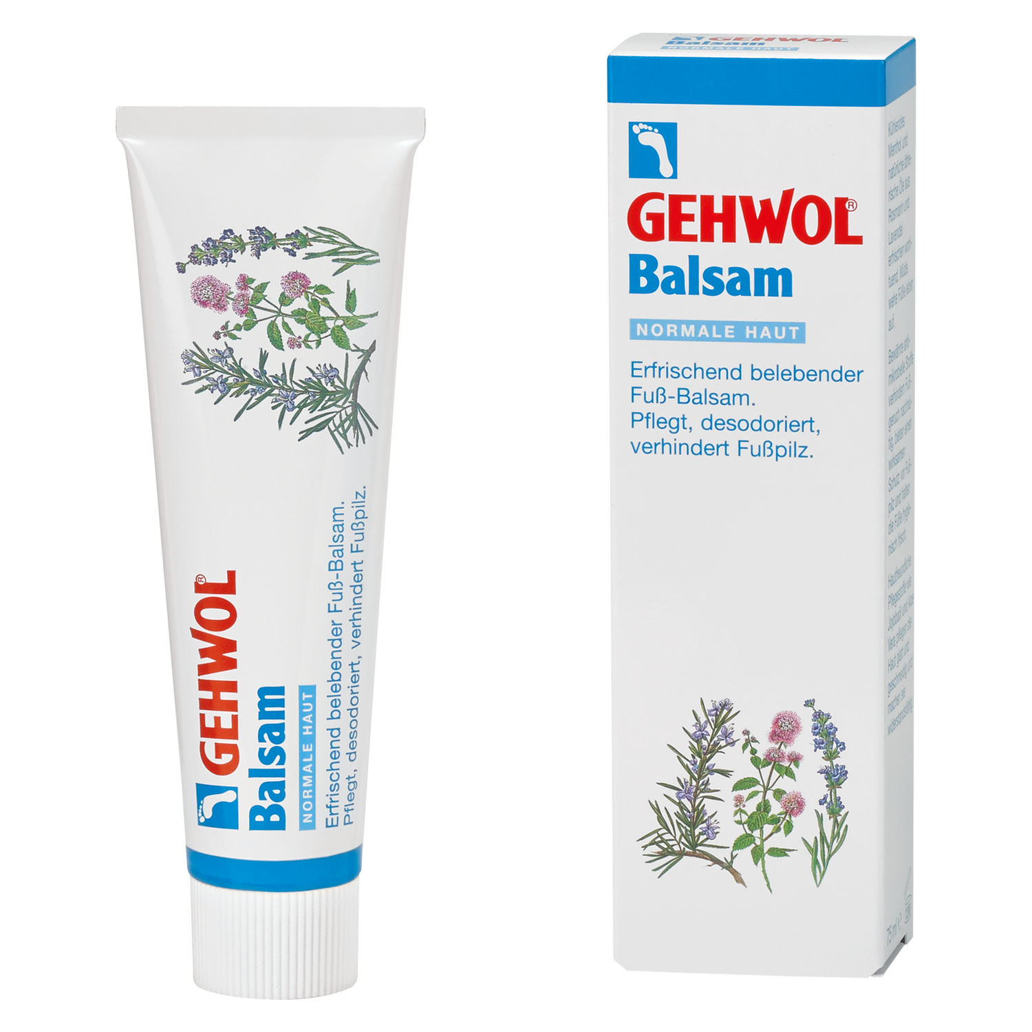 Тонизирующий бальзам для нормальной кожи ног Balm Normal Skin Gehwol 75 мл