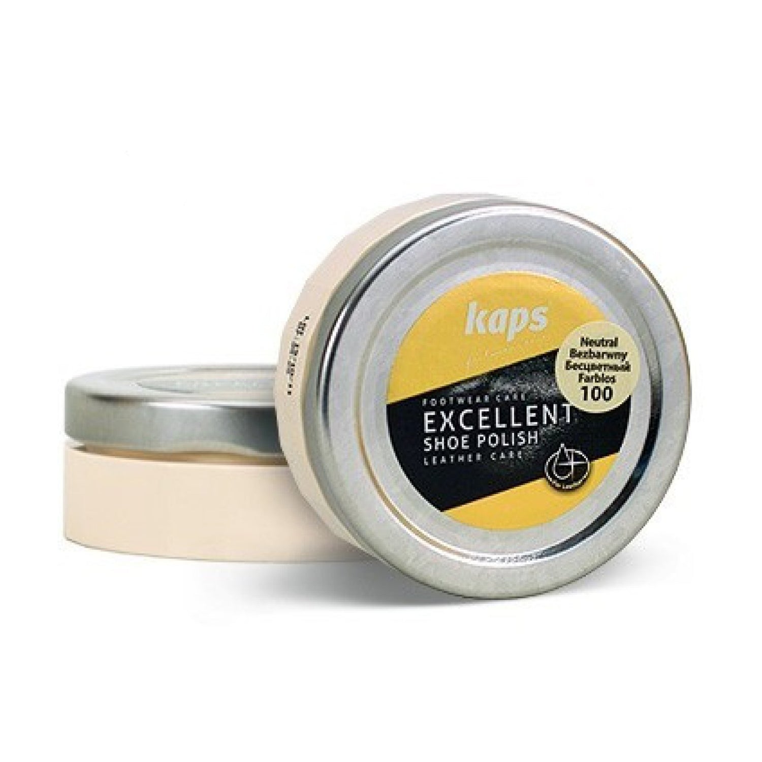Высококачественная паста для обуви Kaps Excellent Shoe Polish 50 ml