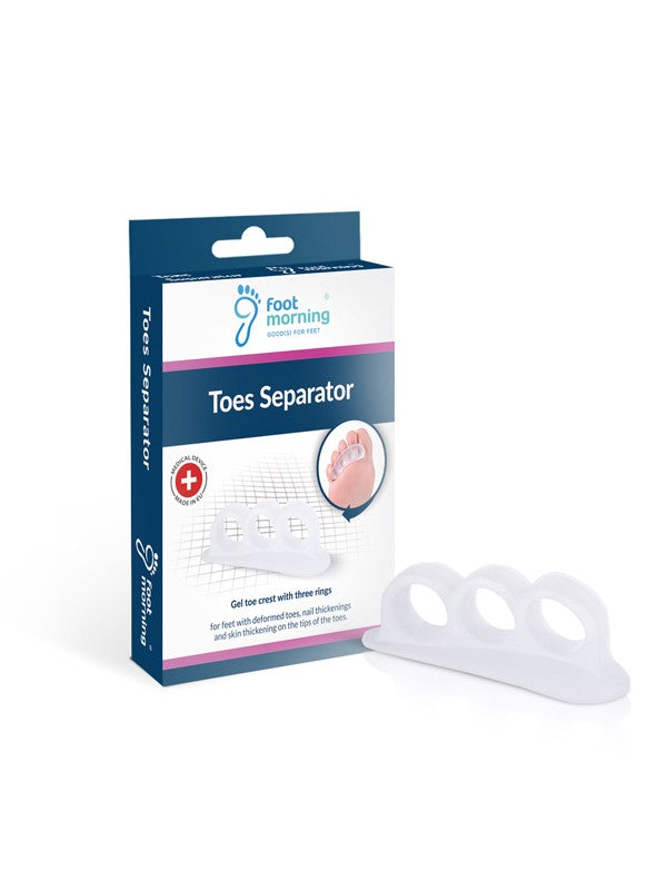Валик под пальцы ног с тремя кольцами Foot Morning Toes Separator