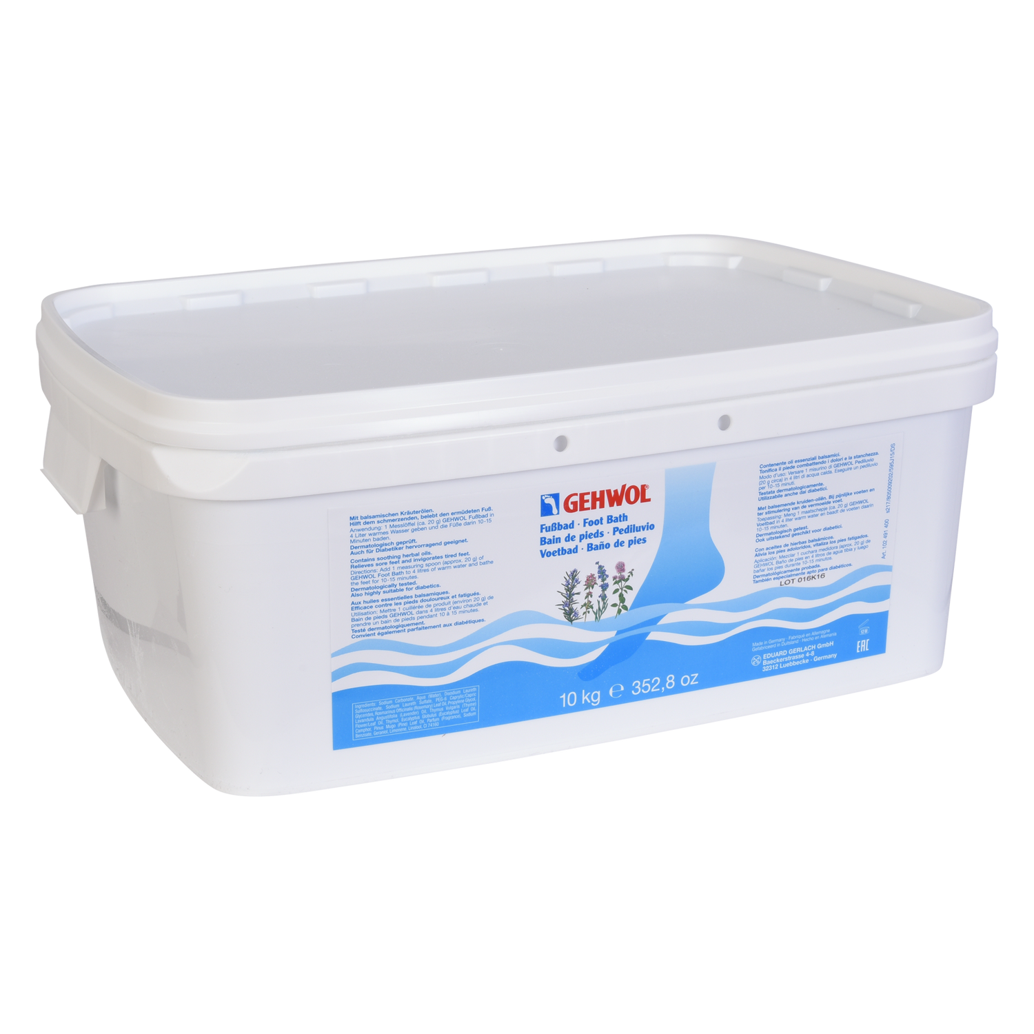 Ванна для ног Foot Bath Gehwol 10 кг