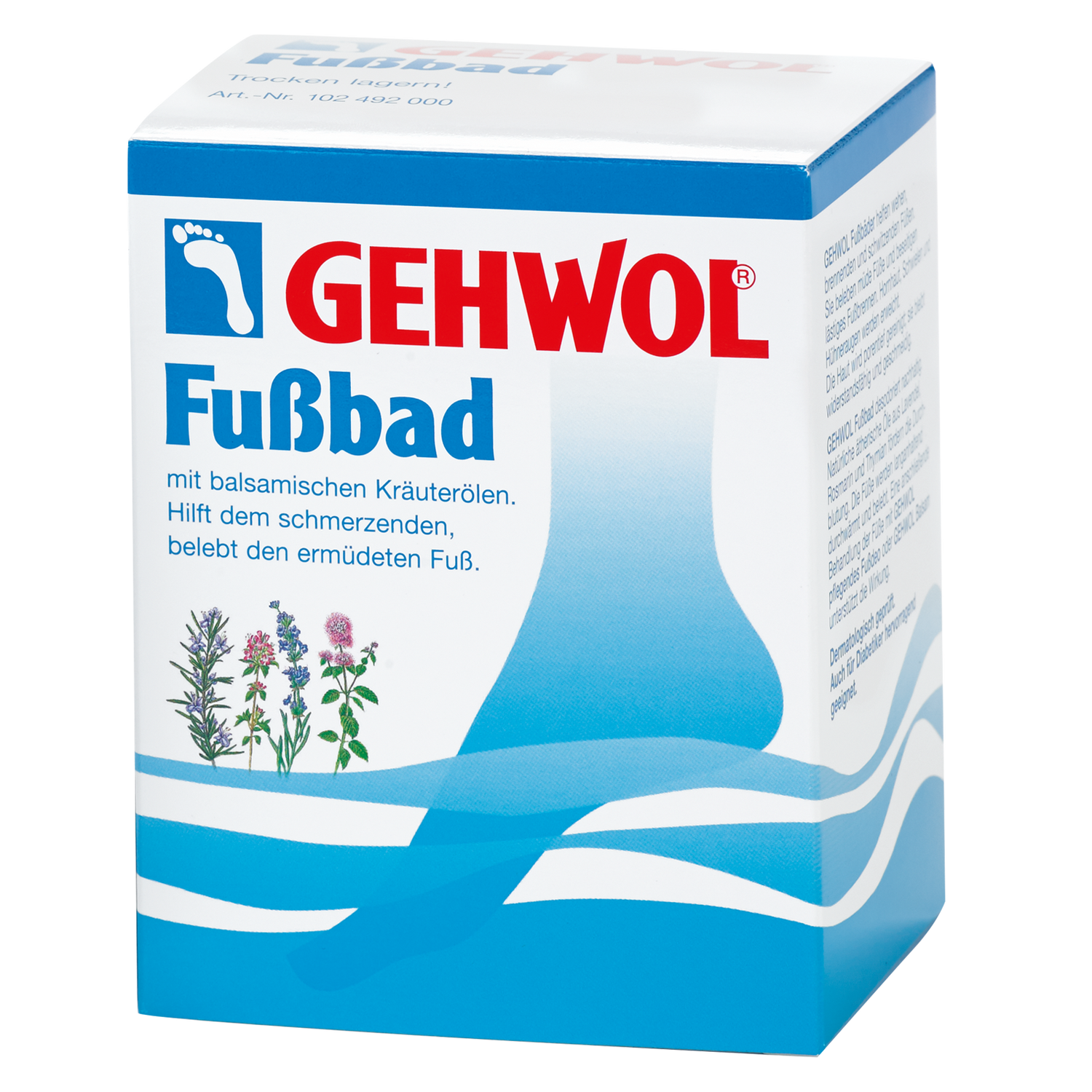 Ванная для ног Foot Bath Gehwol 10 пакетов по 20 г