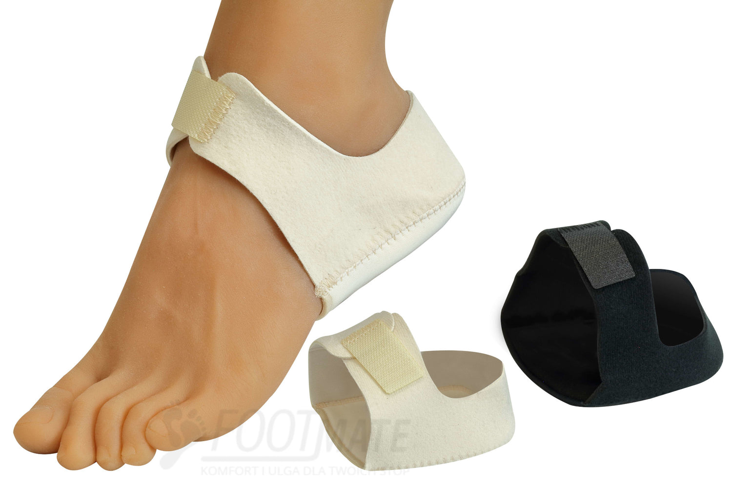Бандаж защитный на пятки с гелевой вкладкой FootMate G067