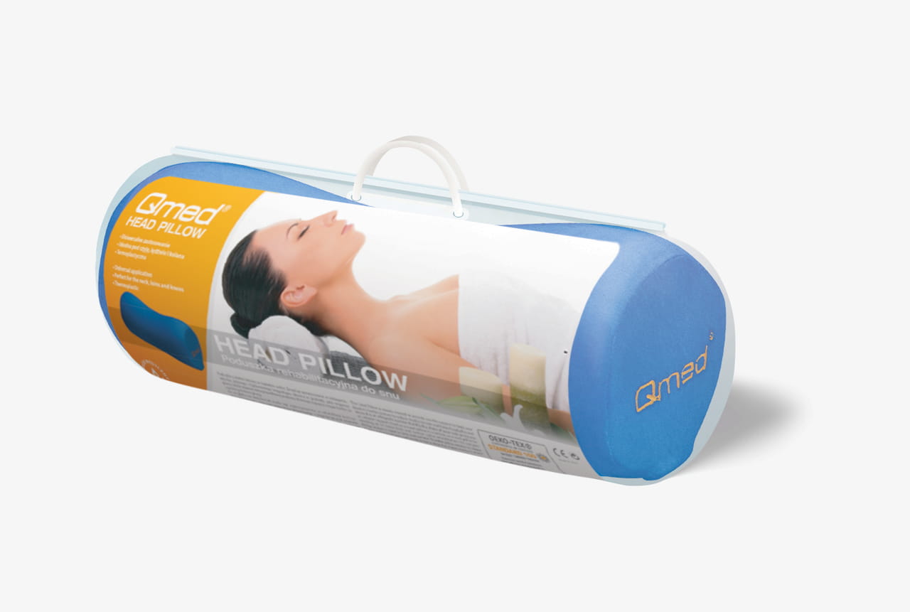 Ортопедична подушка-валик Qmed Head Pillow