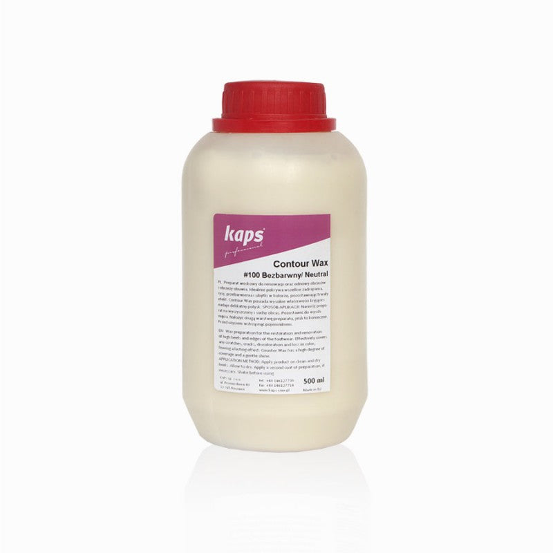 Средство для обновления каблуков и краев обуви Kaps Contour Wax 500 ml 