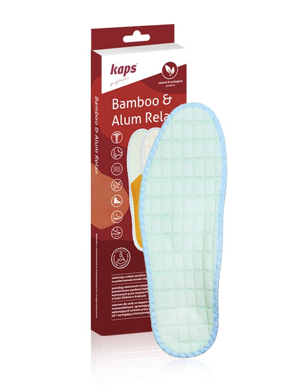 Ортопедические стельки с бамбуковым покрытием Kaps Bamboo &amp; Alum Relax