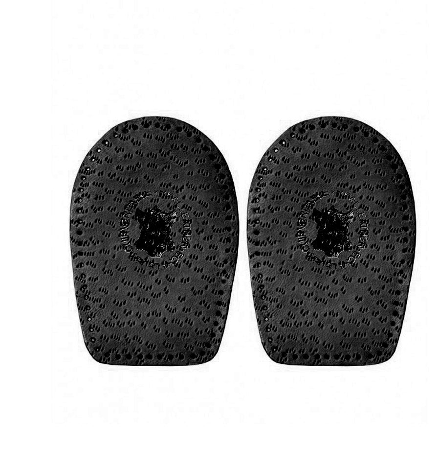 Кожаные подпяточники на латексной основе, черные Elflex Black