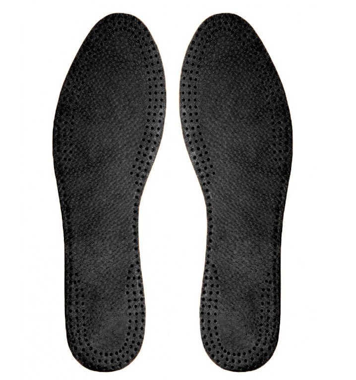 Кожаные стельки для обуви, черные Kaps Leather Carbon Black