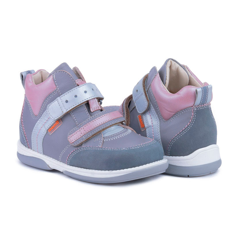 Кроссовки ортопедические Memo Polo Junior 3JD Серые
