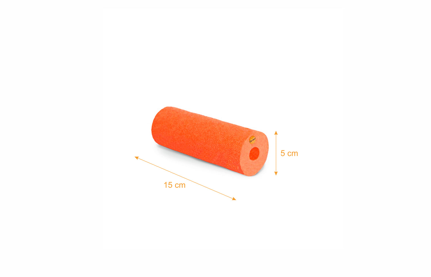 Ролик массажный Qmed Mini Roller оранжевый