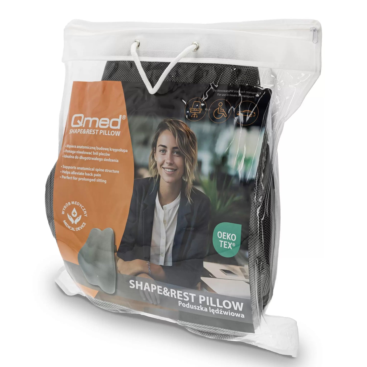 Анатомическая подушка под поясницу Qmed Shape &amp; Rest Pillow
