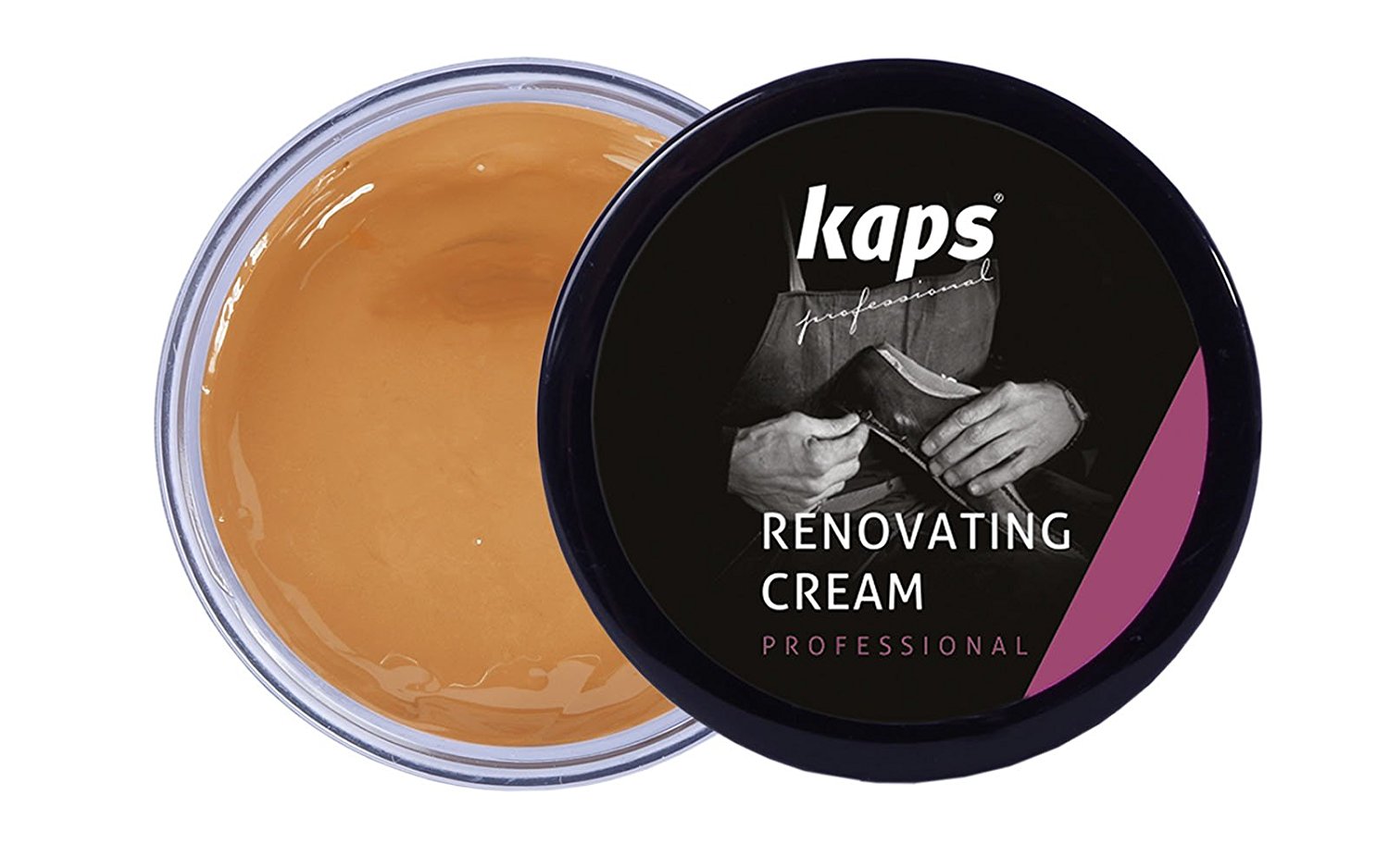 Восстанавливающий крем для обуви, жидкая кожа Kaps Renovating Cream 25 ml 