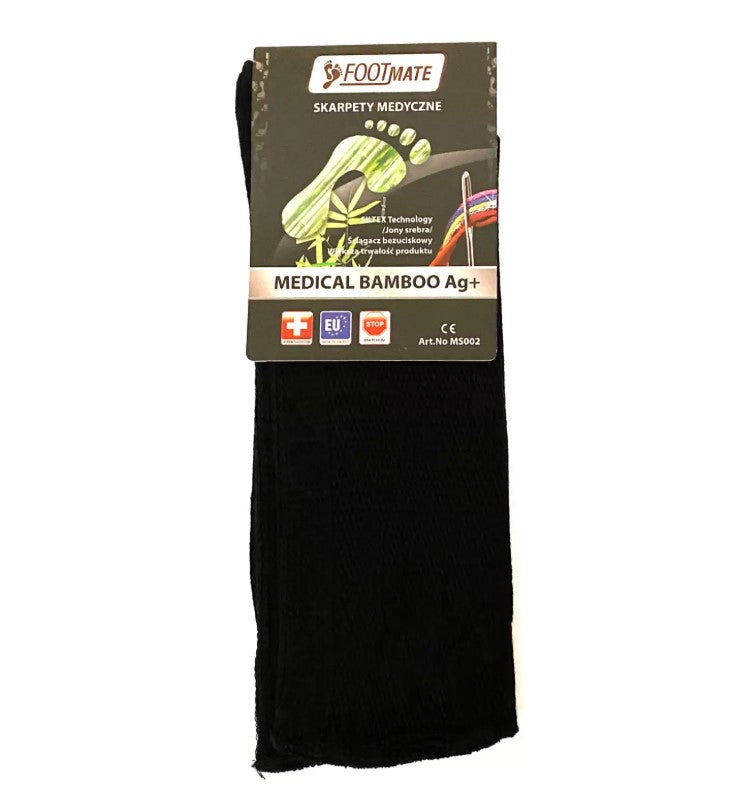 Диабетические медицинские носки с серебром FootMate Medical Bamboo AG +