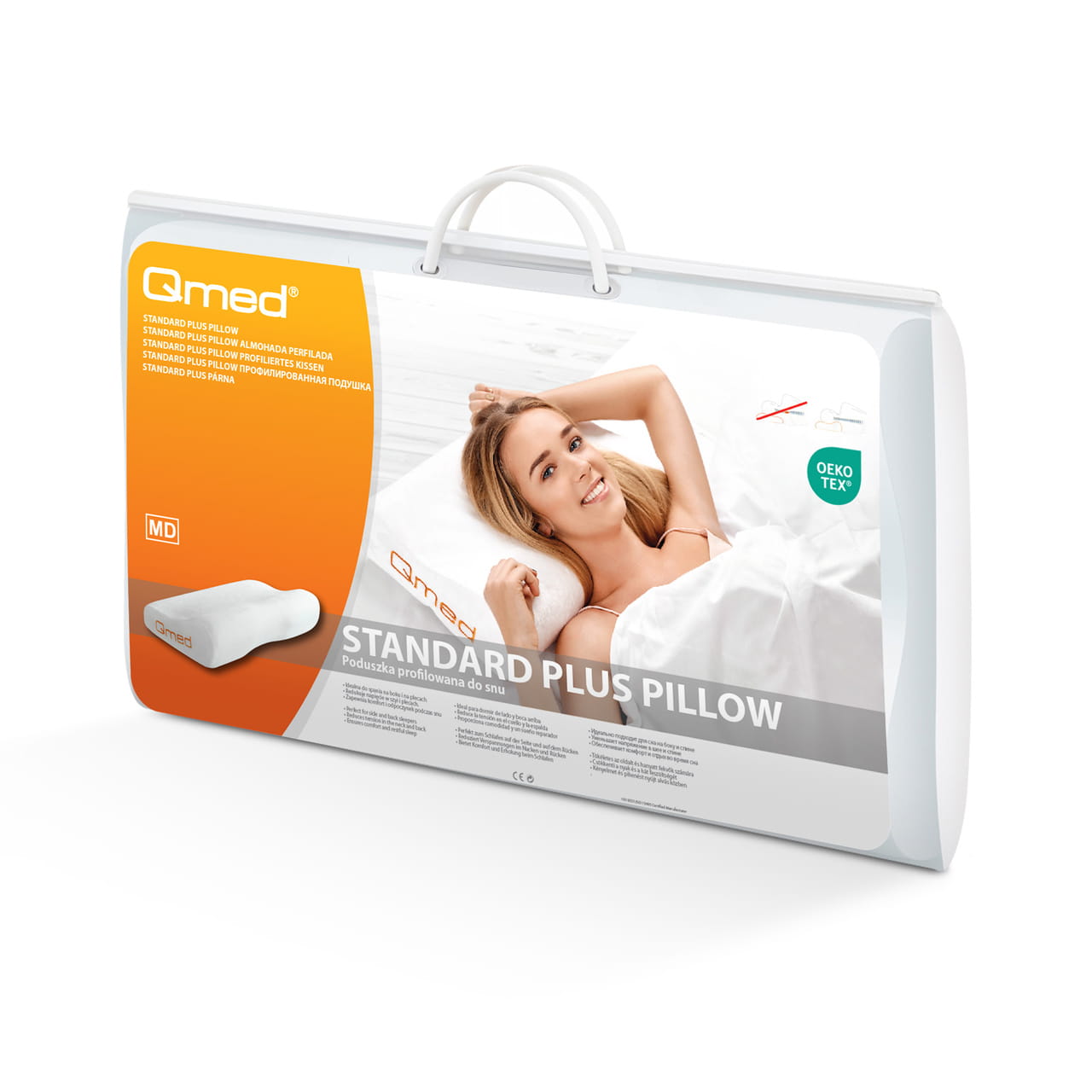 Ортопедична подушка для сну Qmed Standard Plus Pillow
