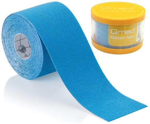 Кинезио тейп Qmed Kinesio Tape, синий