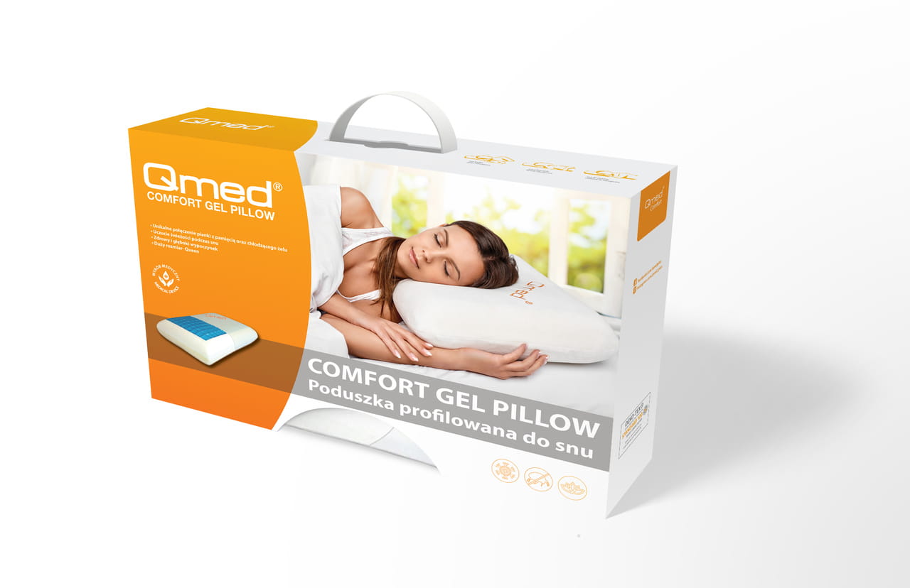 Ортопедична подушка з охолоджувальним гелем Qmed Comfort Gel Pillow