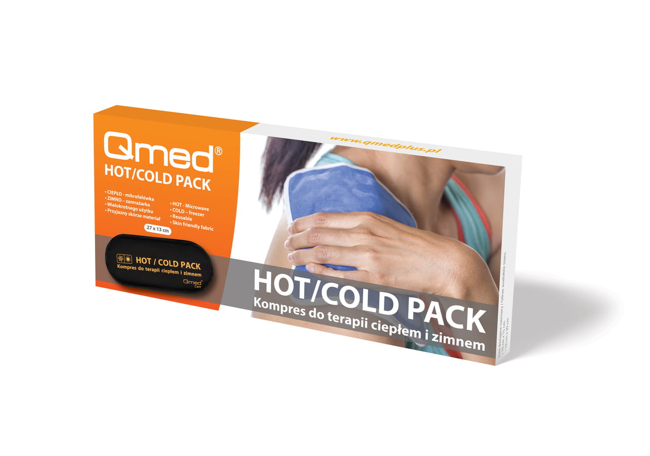 Компресс гелевый для теплой и холодной терапии Qmed Hot Cold Pack 13 х 27 см