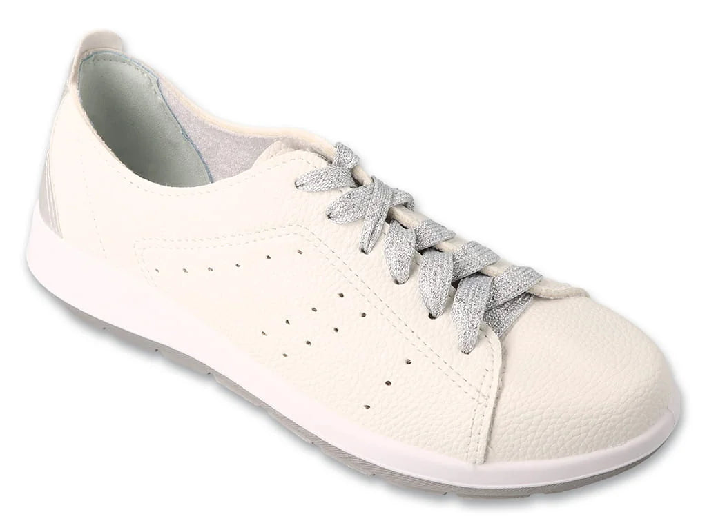 Кроссовки женские для чувствительных стоп Dr Orto Casual 156D024 — белые с серыми.