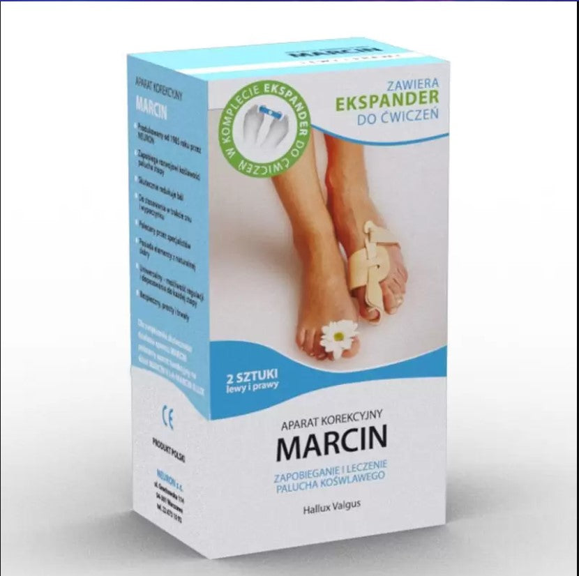 Вальгусная шина Marcin для коррекции большого пальца Hallux Valgus 2 шт.